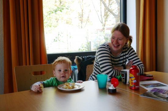Familienfrühstück mit allen Sinnen