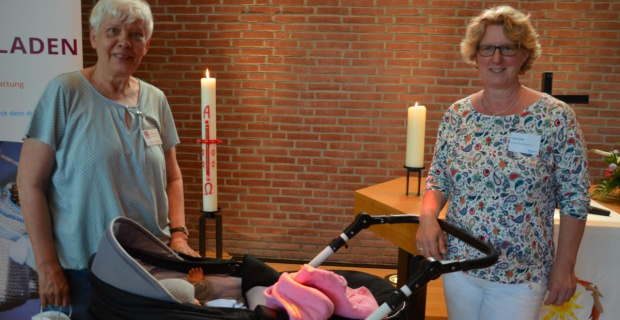 Ehrenamtliche der ersten Stunde: Angelika Böneker von der Thomas-Kirchengemeinde und Tanja Pape vom Umsonstladen (Foto: Schwier)