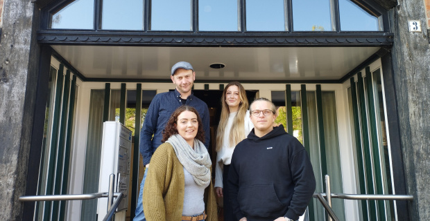 v.l.n.r.: Philipp Höflich, Sandra Oelker, Franka Grapentin, Kevin Brix (Foto: Jessica Kind) v.l.n.r.: Philipp Höflich, Sandra Oelker, Franka Grapentin, Kevin Brix (Foto: Jessica Kind)